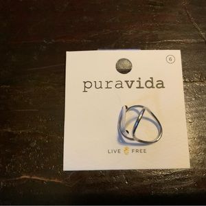 PuraVida Live🌟Free Sterling Silver Oval Ring Size 6 NWT